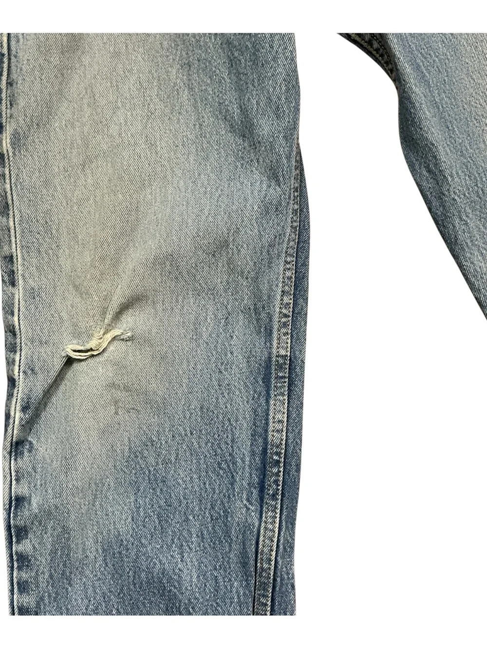 Vintage Levi’s 501XX button fly medium wash straight leg jeans 32 x 32